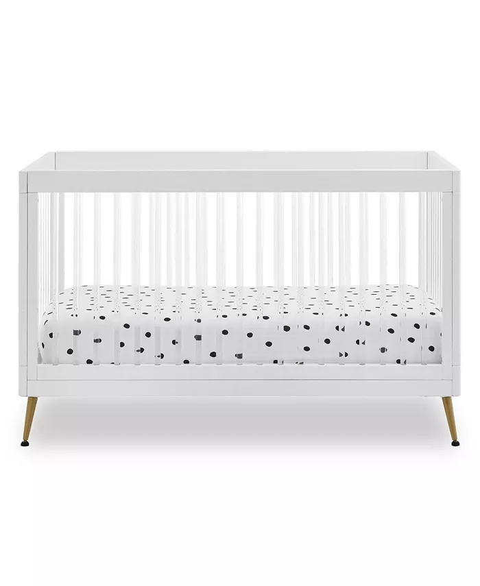 Delta Children Sloane 4-In-1 Acrylic Convertible Crib - Includes Conversion Rails