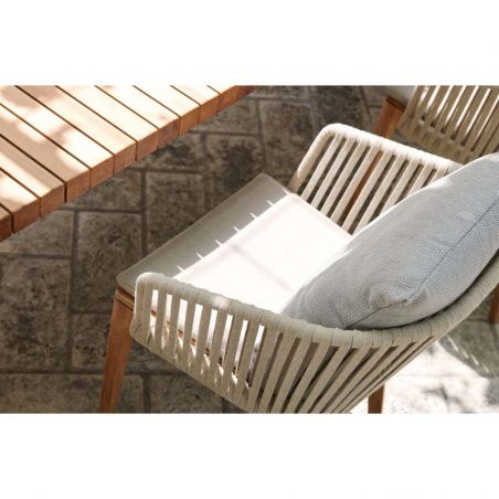 Fauteuil de jardin design TRIBU Mood - Fauteuil repas extérieur tressé