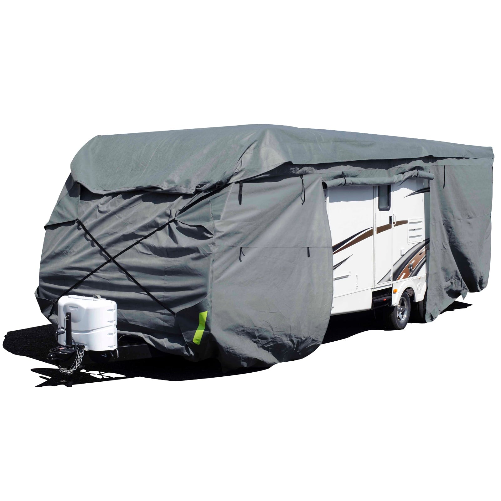 Budge Standard Gray Toy Hauler RV Cover， Basic Outdoor Protection for Toy Hauler RVs， Multiple Sizes