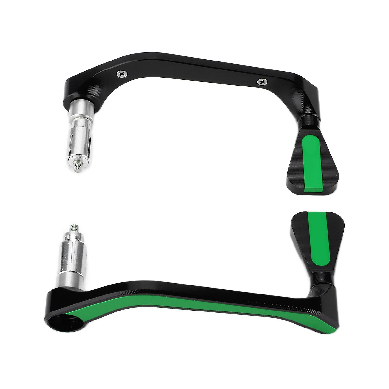 2pcs Motorcycle Handlebar Guard Aluminium Alloy Modification Maintenance Universal For 22mm/0.87ingreen