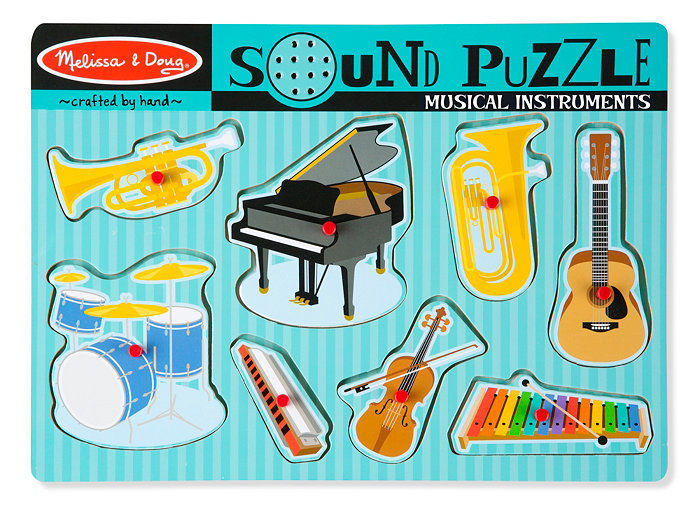 Melissa and Doug Musical Instruments Sound Puzzle