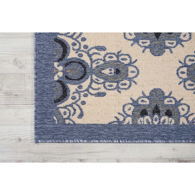 Nourison Caribbean Contemporary Outdoor Area Rug