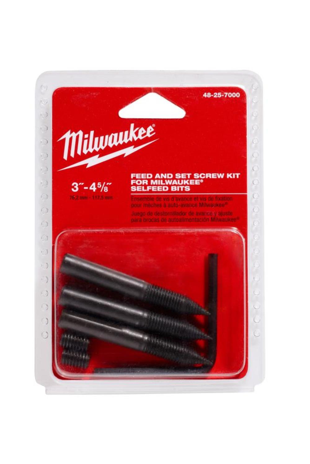 Milwaukee LARGE SELF-FEED BIT REPLACEMENT KIT 48-25-7000 from Milwaukee