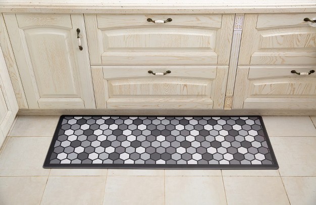 X 55 quot Oversized Cushioned Anti fatigue Kitchen Runner Mat geo