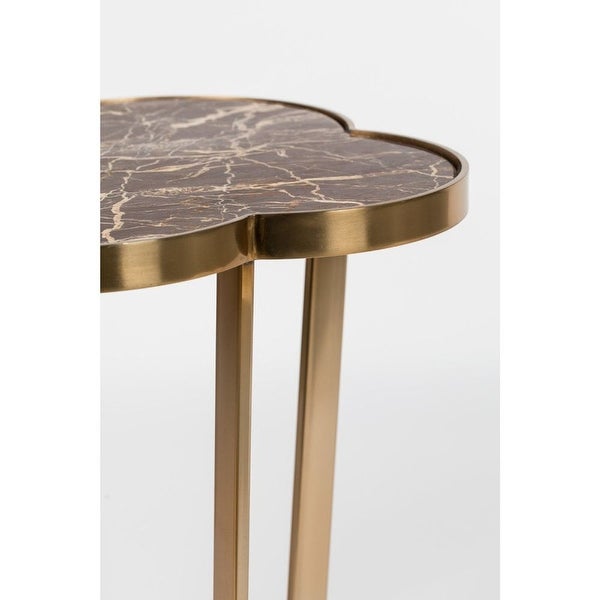 Bold Monkey It's Marbelicious Marble Side Table