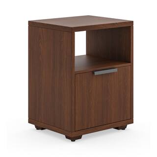 HomeStyles Merge Brown Walnut Personal Storage File Cabinet 5450-01