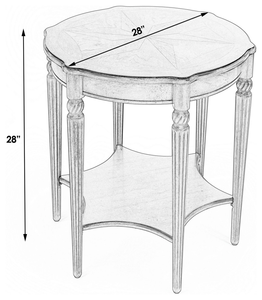 Butler Specialty Company  Bainbridge Side Table  Beige   Traditional   Side Tables And End Tables   by GwG Outlet  Houzz