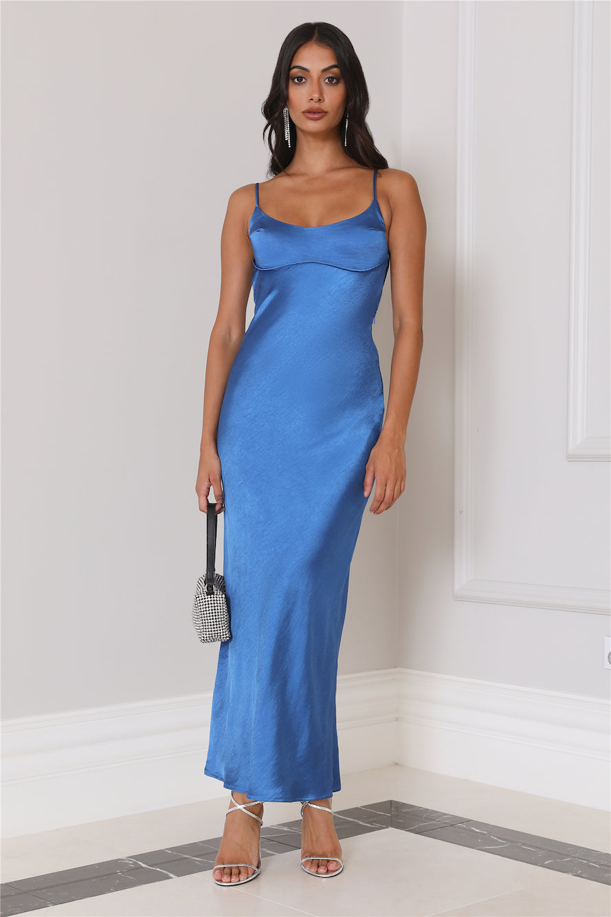 Feels Like Luxe Maxi Dress Blue