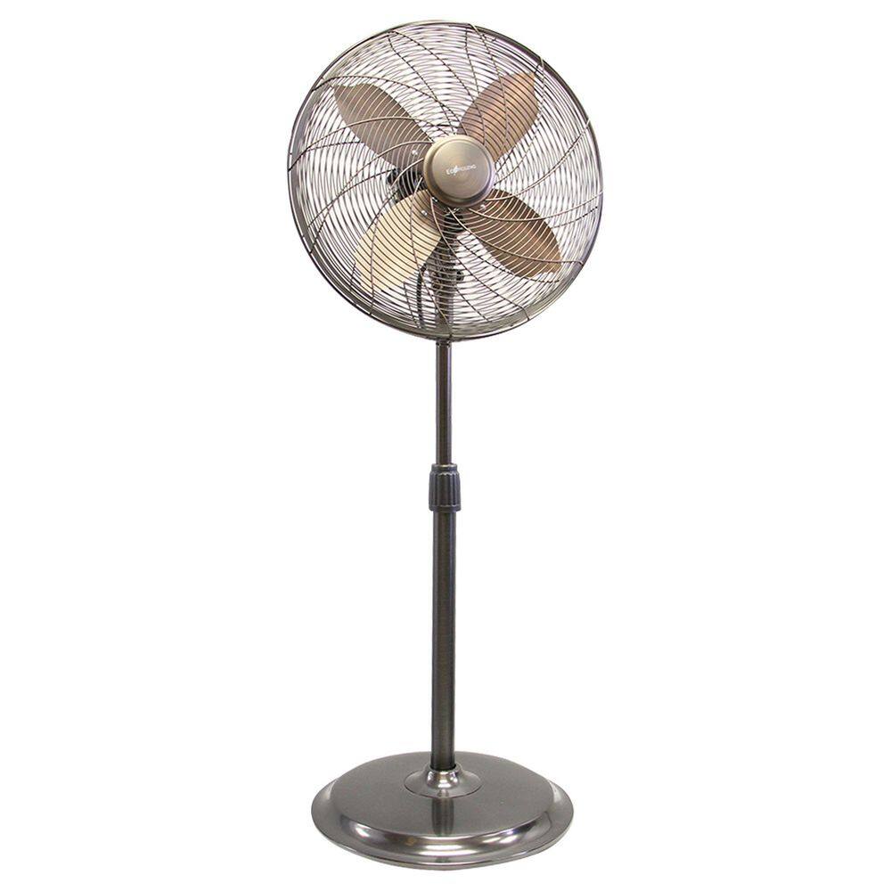 Ecohouzng 16 inch Black Oscillating Pedestal Fan HUCT4400701SBE