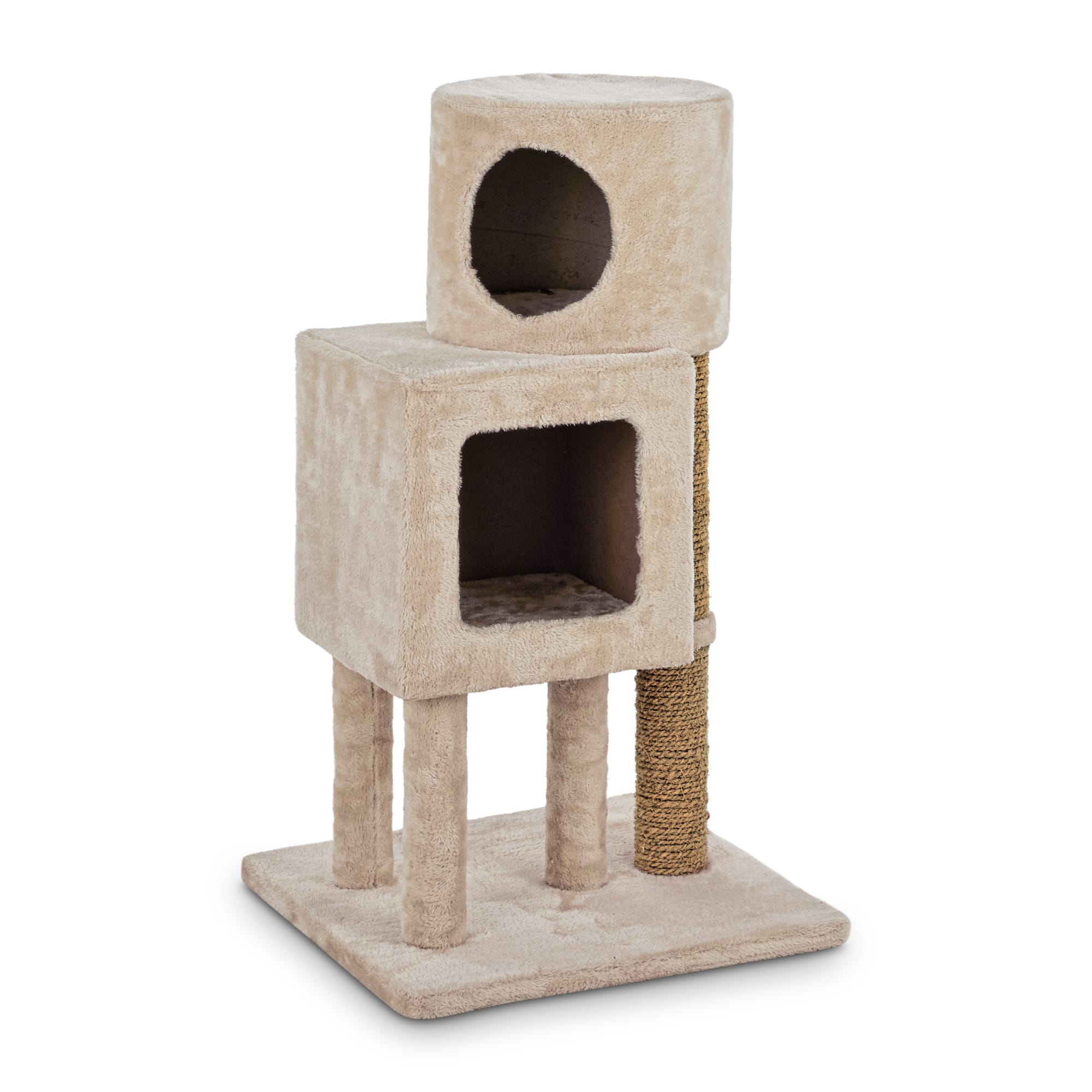 Animaze Double Cat Condo with Scratching Post， 19