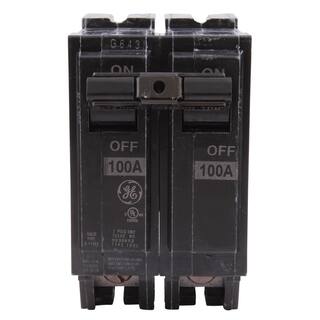 GE Q-Line 100 Amp 2 in. Double-Pole Circuit Breaker THQL21100P