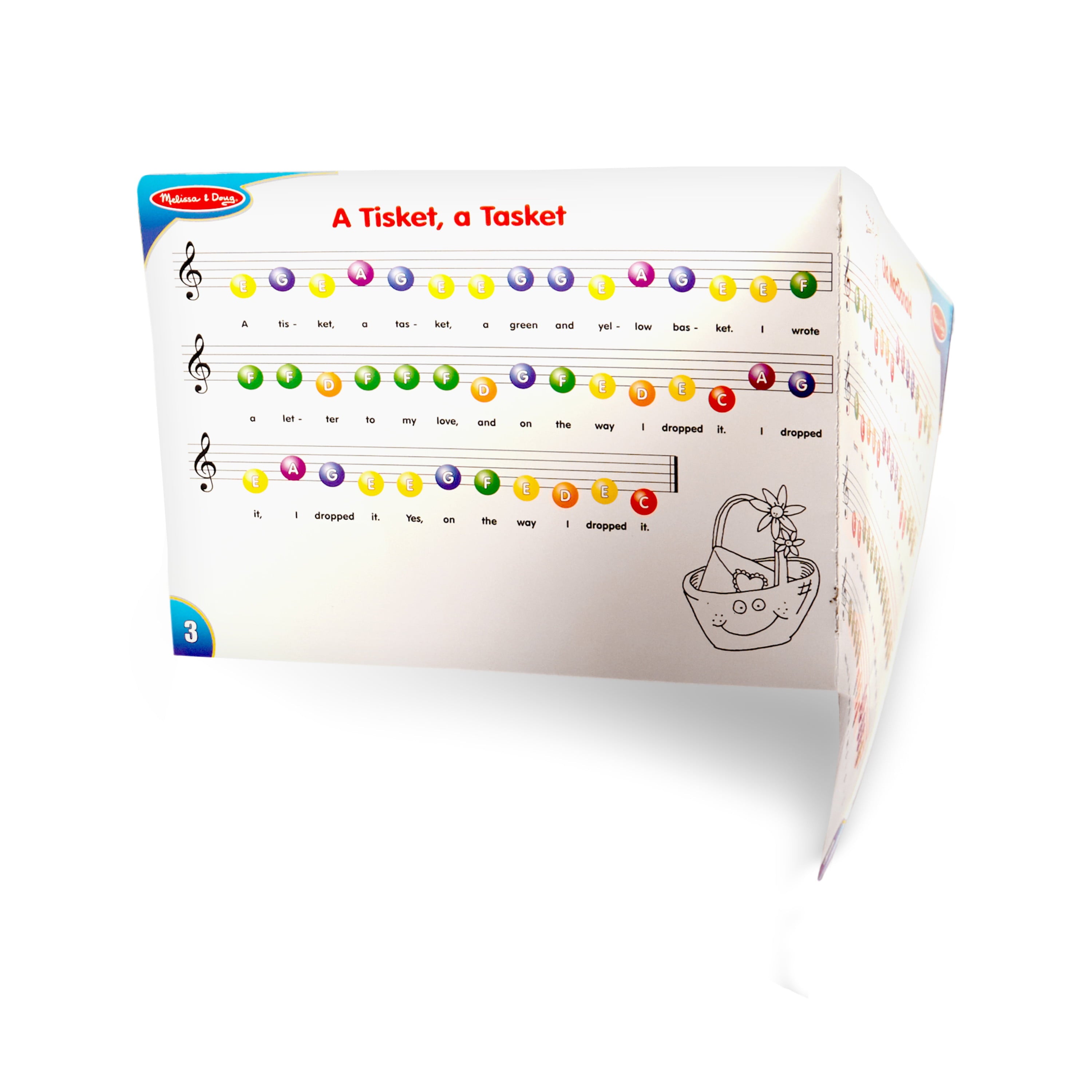 Melissa and Doug Learn-To-Play Toy Piano With 25 Keys and Color-Coded Songbook