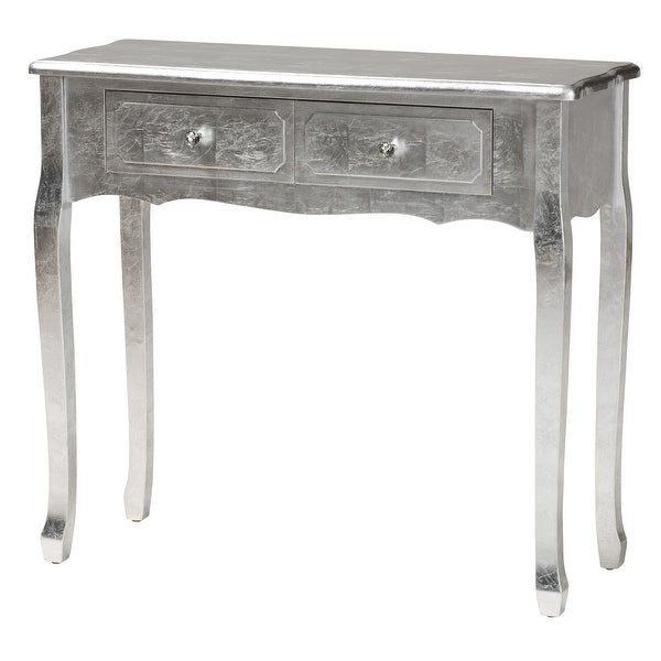 Newton Classic and Traditional 2-Drawer Wood Console Table