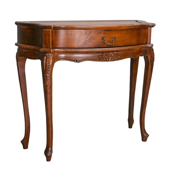 International Caravan Windsor Carved 1-Drawer Hall Table