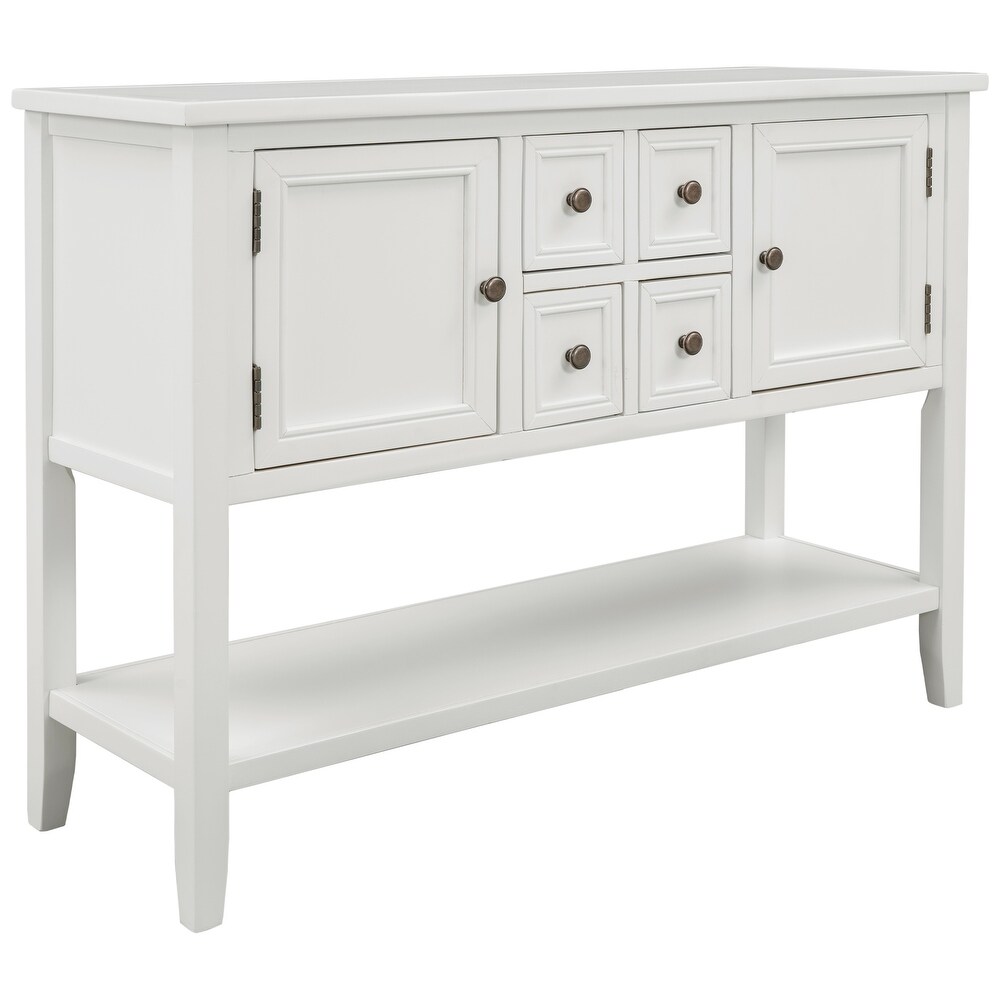 Buffet Sideboard Console Table with Bottom Shelf