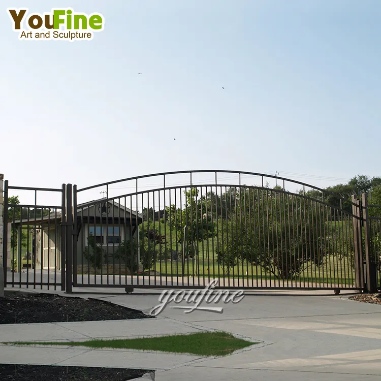 Luxury classic gate wrought iron door design for villa