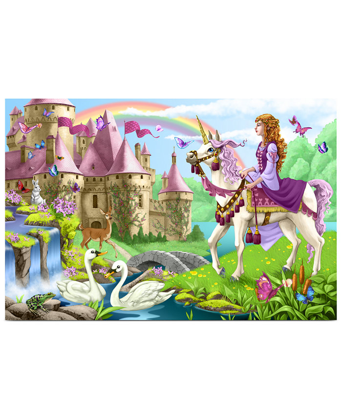 Melissa and Doug Kids Puzzle Fairy Tale Castle 48-Piece Floor Puzzle