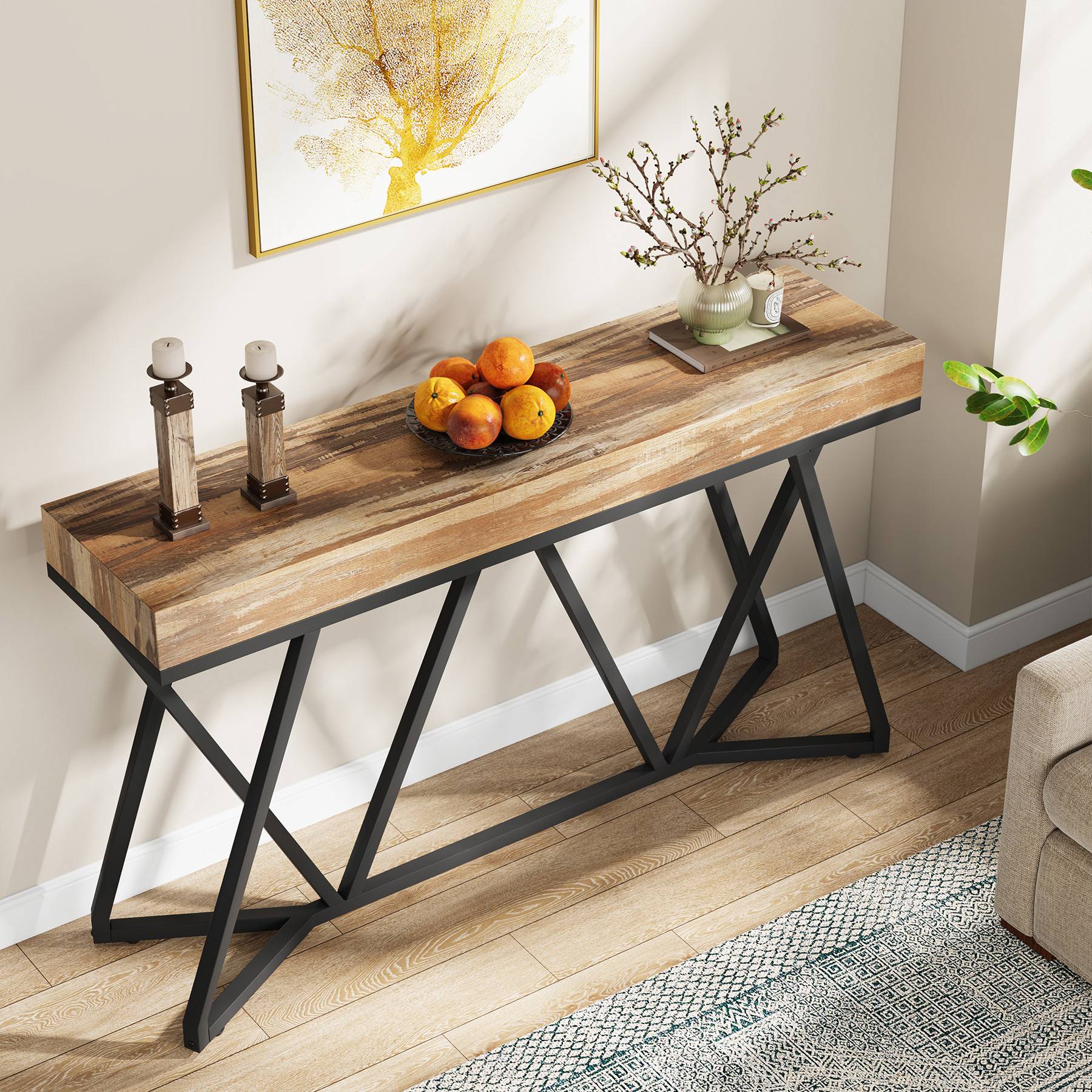 Farmhouse Console Table, 55