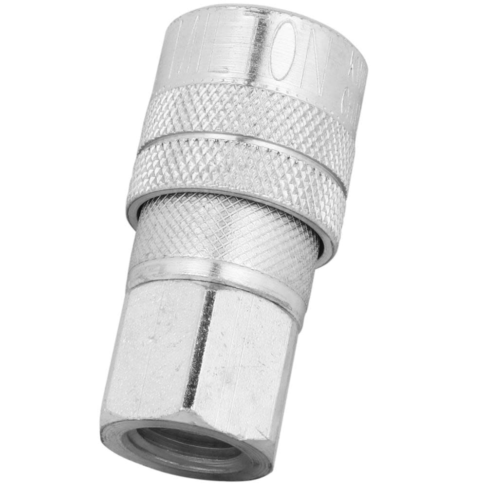 Milton 1/4 FNPT Industrial Interchange M Style Quick Connect Steel Coupler