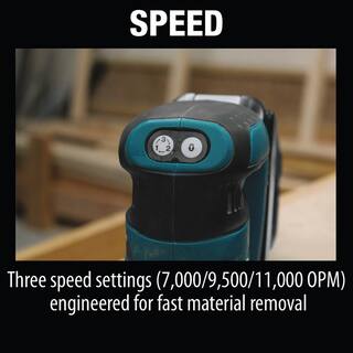 Makita 18V LXT Lithium-Ion Cordless 5 in. Variable Speed Random Orbit Sander (Tool-Only) XOB01Z