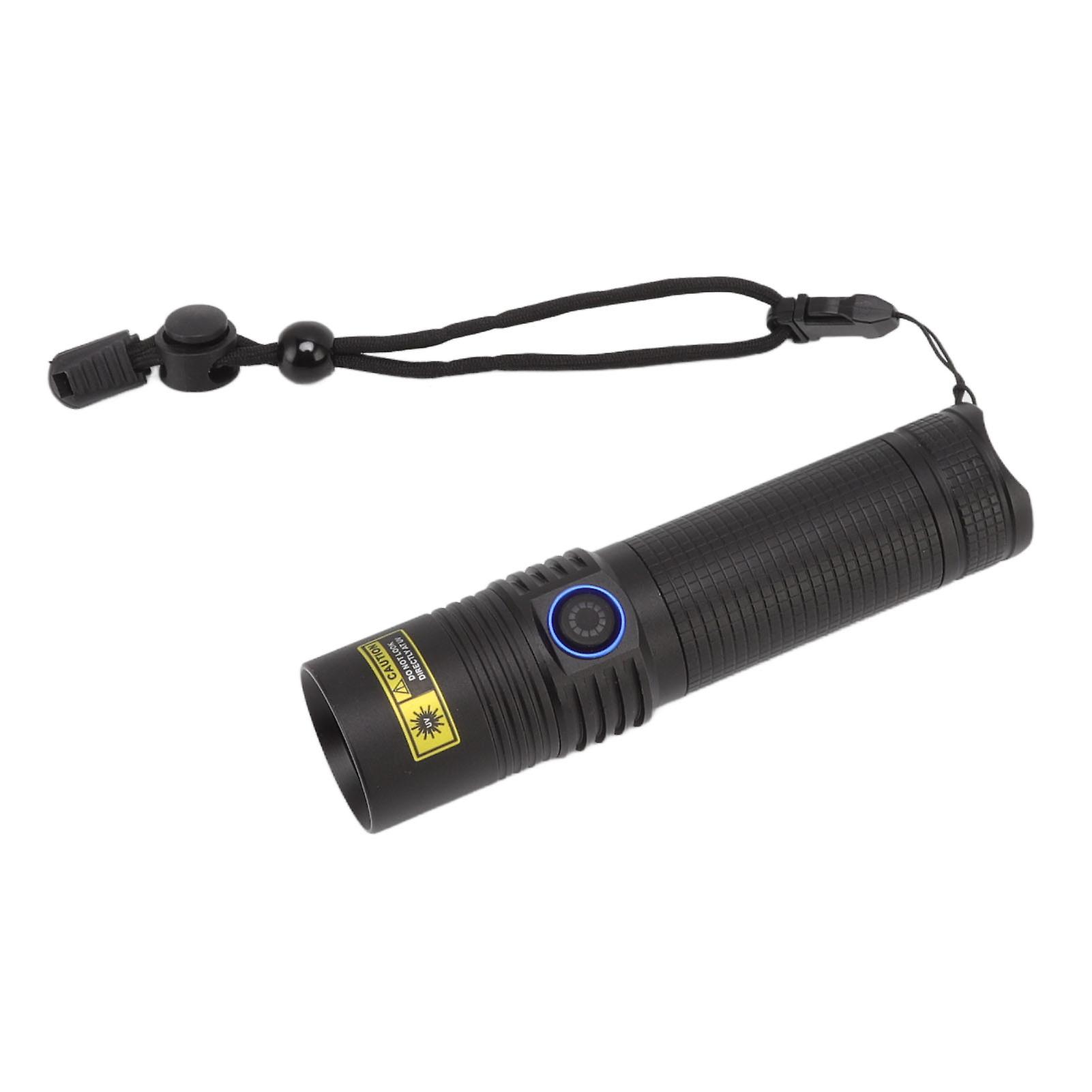 Black Light UV 365nm Flashlight Professional Blacklight LED Handheld Torch for Urine Pet Resin Curing Gas Leakage Detection