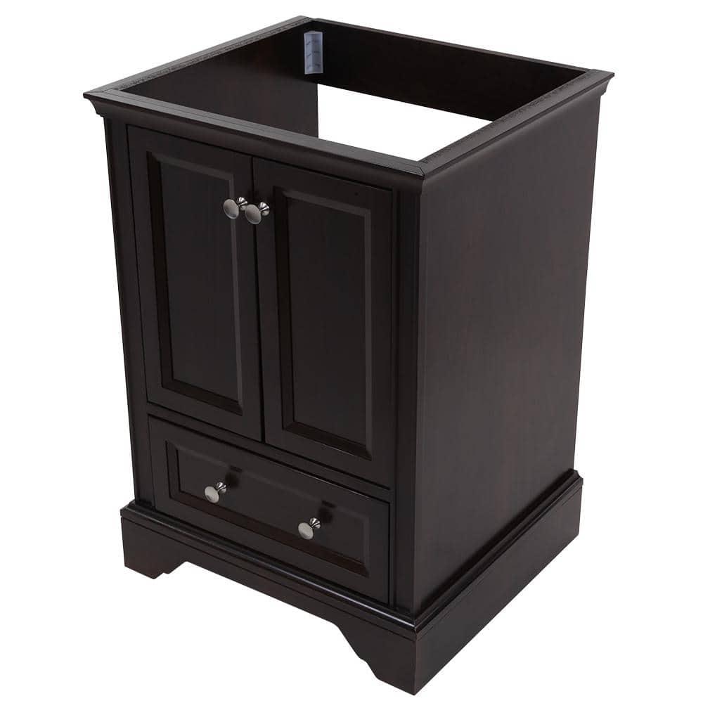 Home Decorators Collection Stratfield 2417 in W x 2157 in D x 3425 in H Bath Vanity Cabinet Only in Chocolate