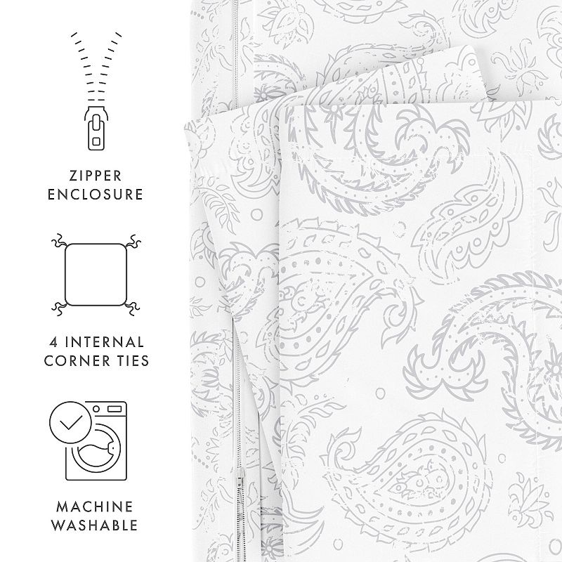 Home Collection Premium Ultra Soft Paisley Duvet Cover Set