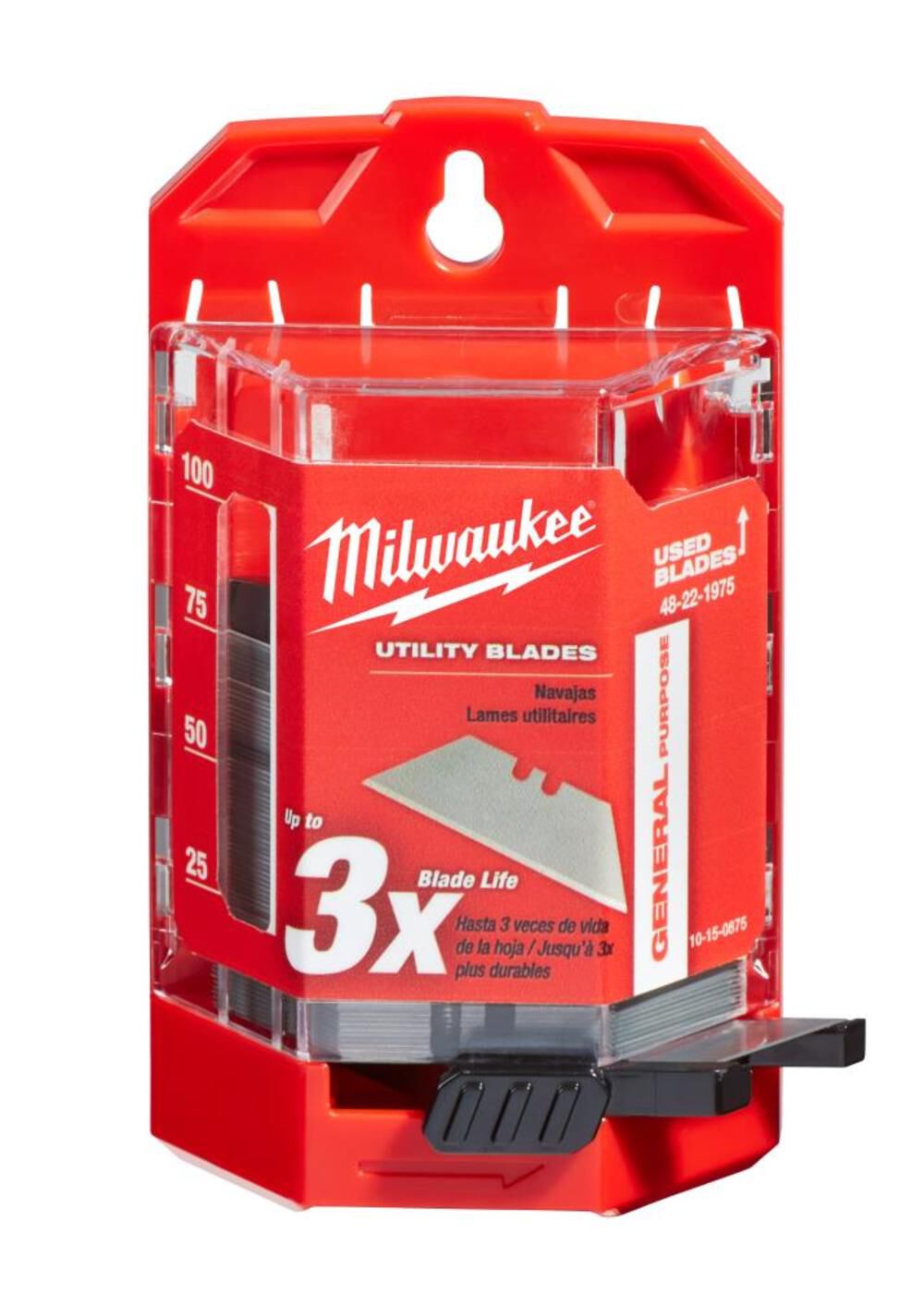 Milwaukee 75-Piece General Purpose Utility Blades with Dispenser 48-22-1975 from Milwaukee