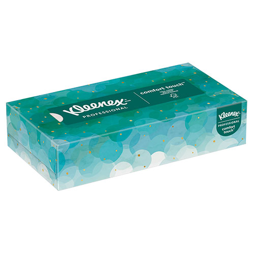 Kimberly-Clark Kleenex Professional Facial Tissue for Business (21400) | Flat Tissue Boxes， 36 Boxes