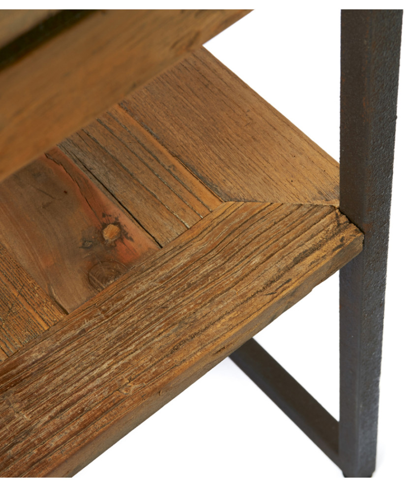 Industrial Elm Side Table  Rivièra Maison Shelter Island   Industrial   Side Tables And End Tables   by Oroa   Distinctive Furniture  Houzz