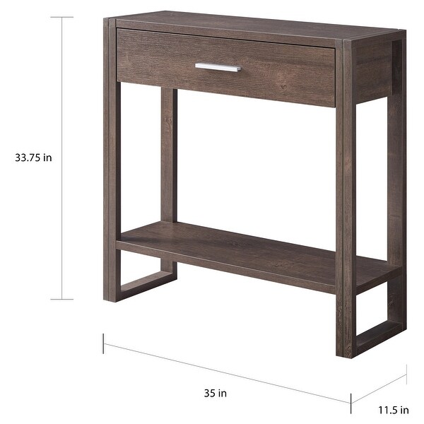 Porch and Den Sewell Modern 35-inch 1-shelf 1-drawer Console Table