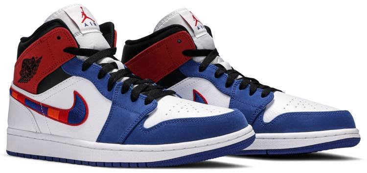 Air Jordan 1 Mid 'Multicolored Swoosh' 852542-146