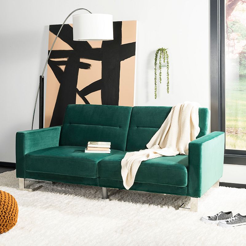 Safavieh Tribeca Green Foldable Sofa Bed