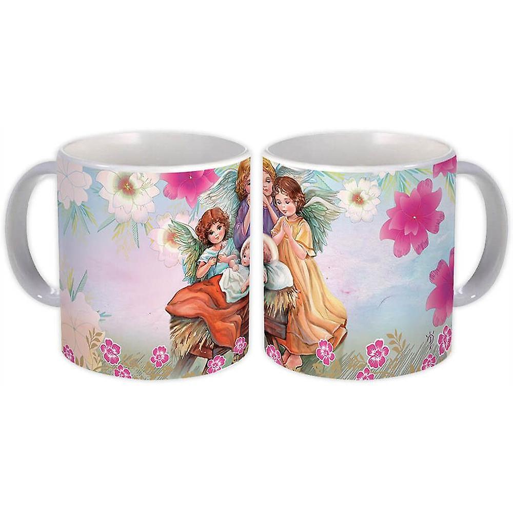 Gift Mug: Angels Baby Jesus Catholic