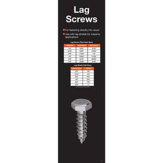 Everbilt 516 in. x 1-12 in. External Hex Hex-Head Lag Screws (25-Pack) 88670