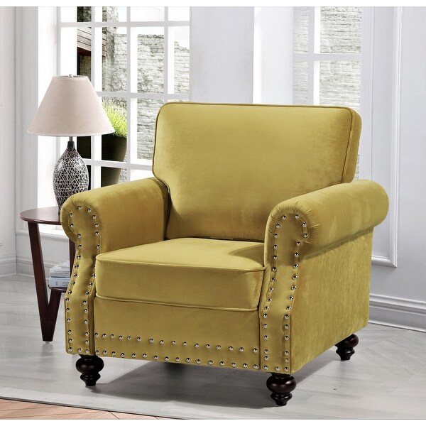 Ramos Nailhead Velvet Chair