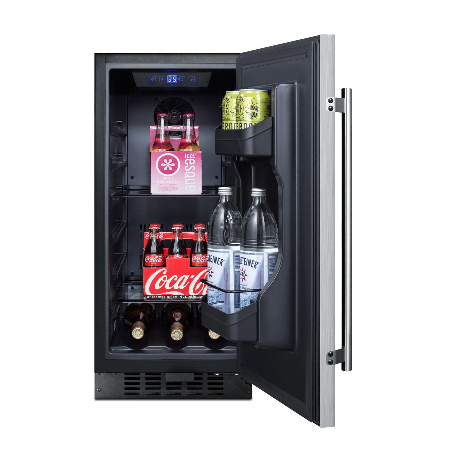 Summit 15-Inch 3.0 Cu. Ft. Commercial Outdoor Rated Beverage Refrigerator