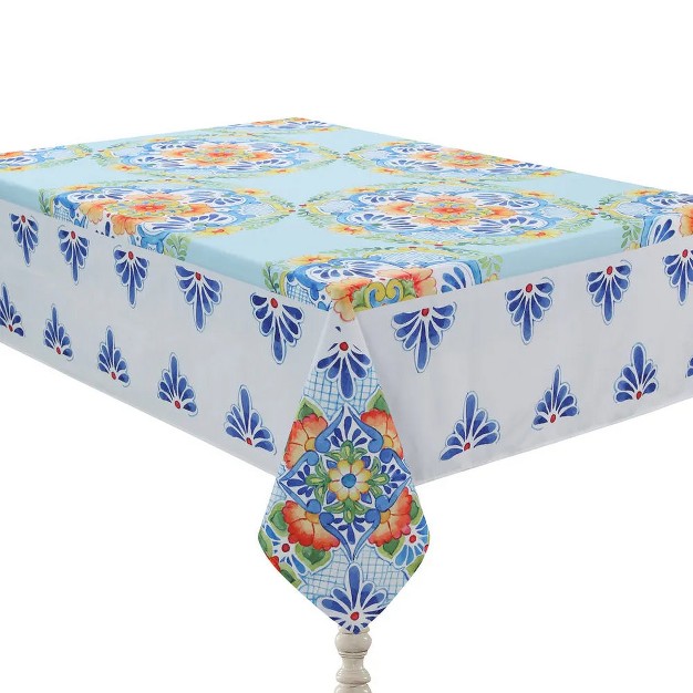 Laural Home Talavera Rectangle Tablecloth