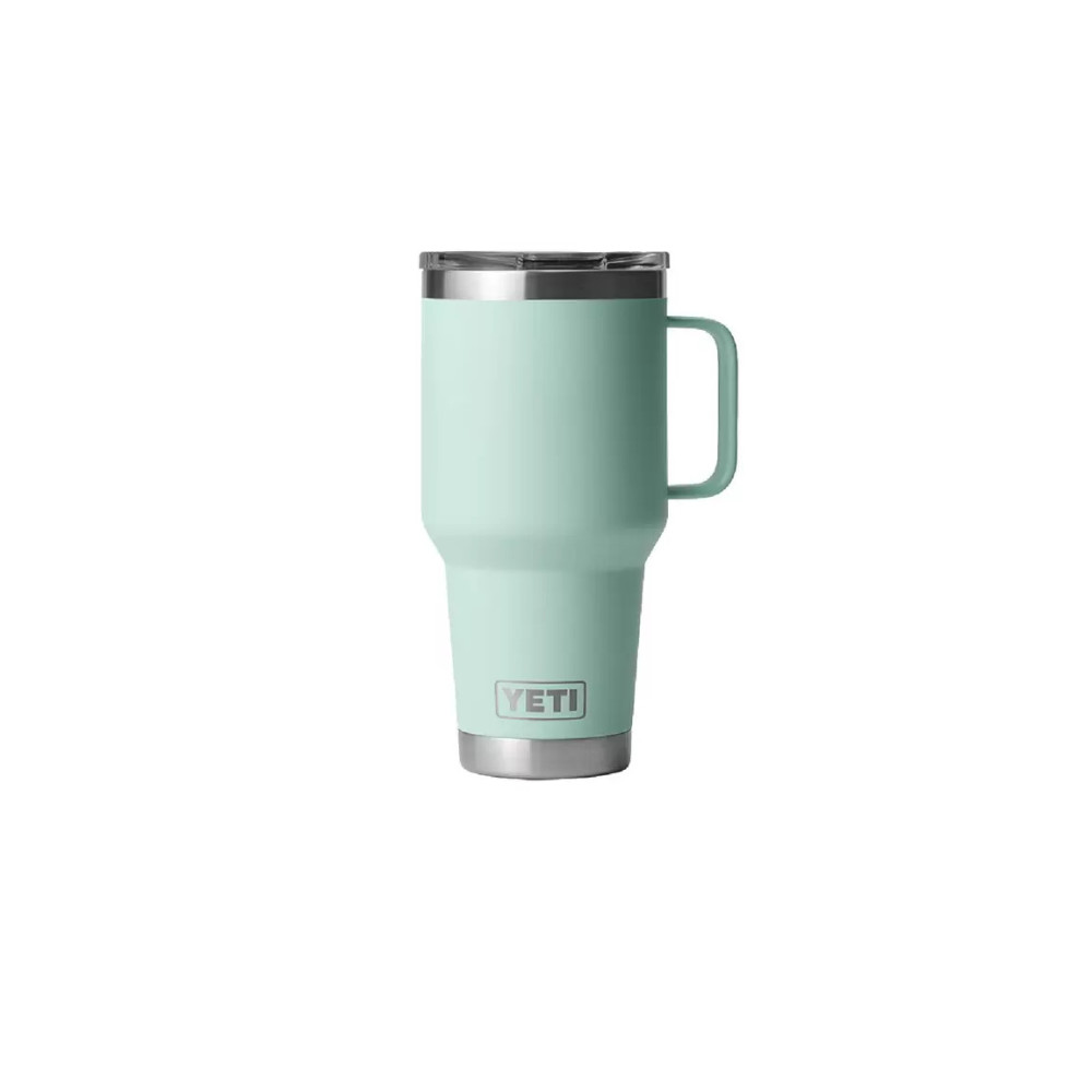 Yeti Seafoam Rambler 30oz Travel Mug with Stronghold Lid