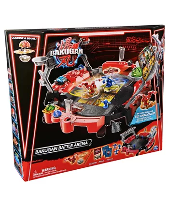 Bakugan Battle Arena with Exclusive Special Attack Dragonoid  Customizable  Spinning Action Figure and Playset