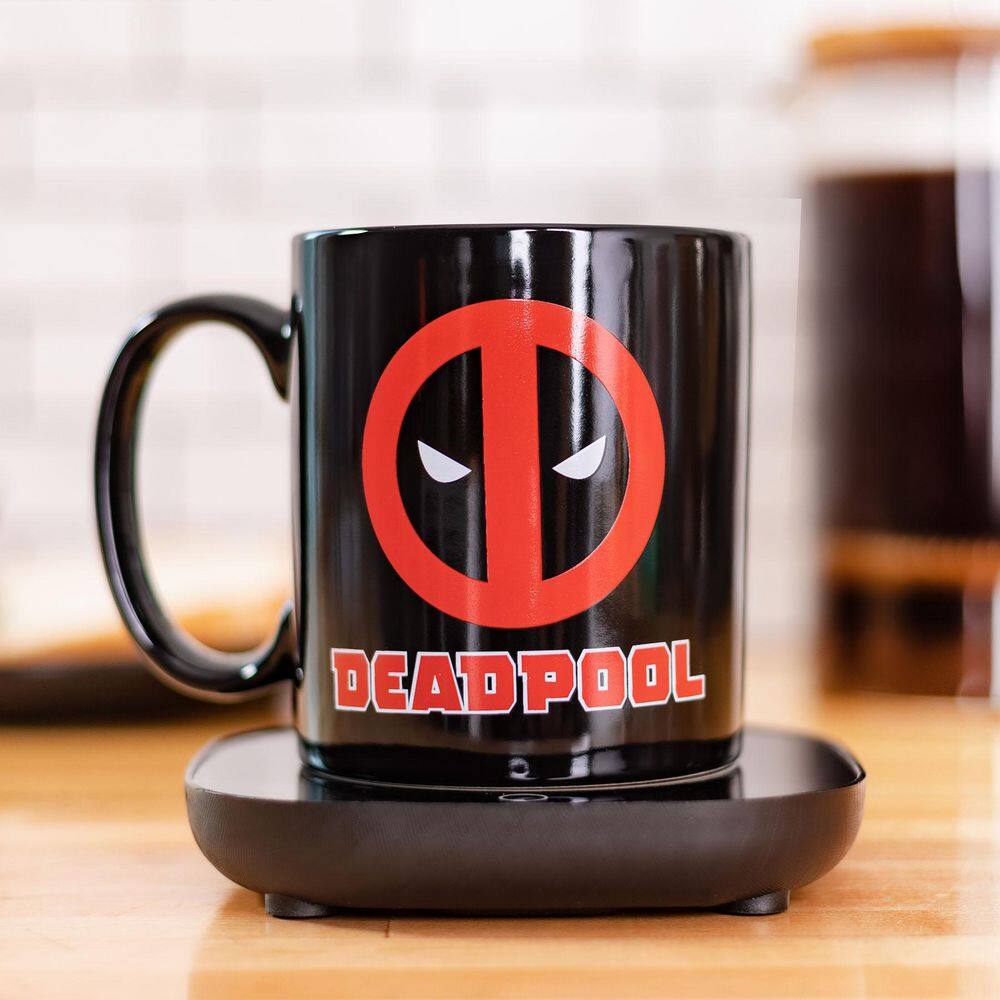 Uncanny Brands Marvel's Single-Cup Deadpool Red Coffee Mug with Warmer for Your Drip Coffee Maker MW1-MVX-DEA