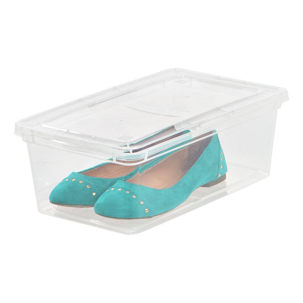 IRIS 6-Qt. Storage Box in Clear 200400