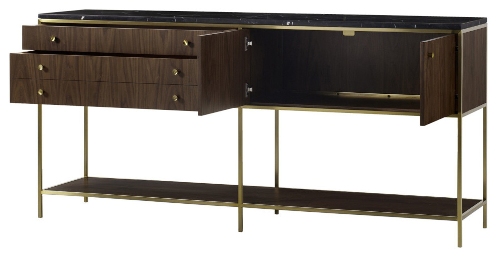 Eldrin Console Table Large   Contemporary   Console Tables   by Peachtree Fine Furniture  Houzz