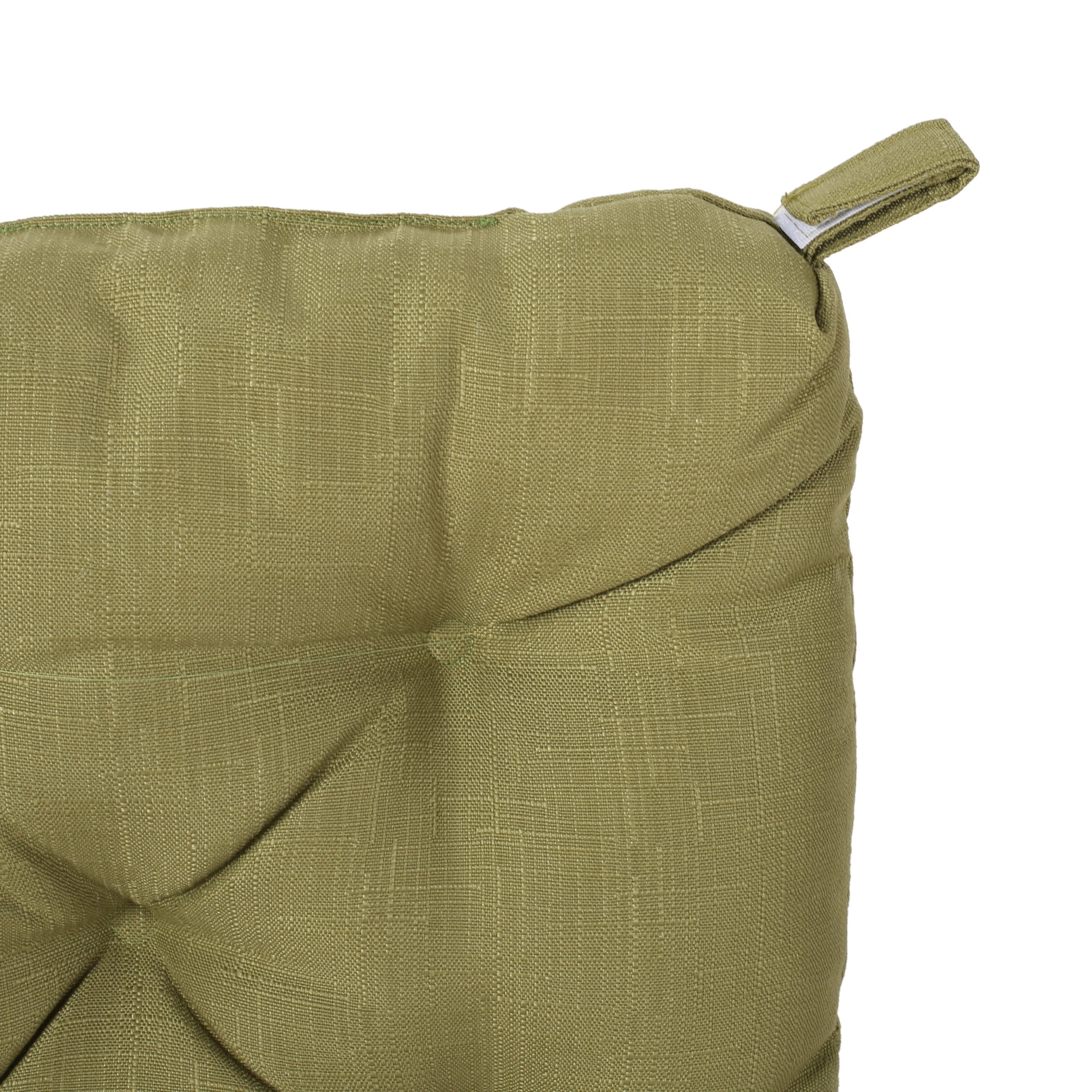 Teresa Outdoor Fabric Classic Tufted Chair Cushion