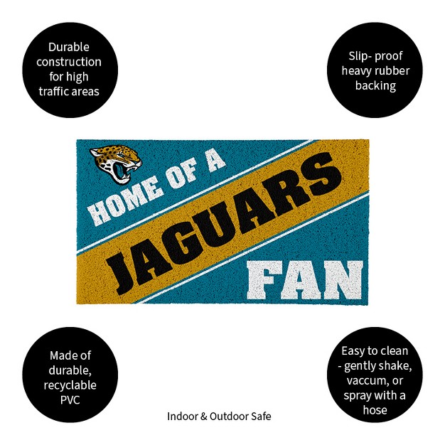 Evergreen Jacksonville Jaguars Pvc Mat Color