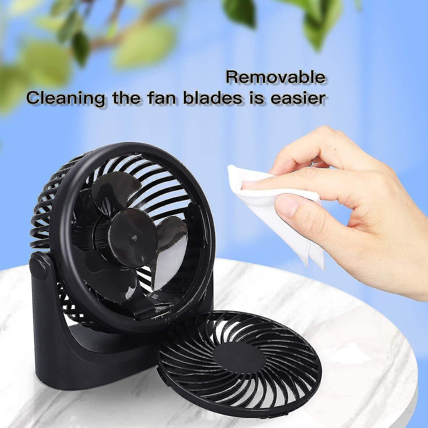 Usb Fan With Strong Airflow Quiet Operation Portable Fan Speed