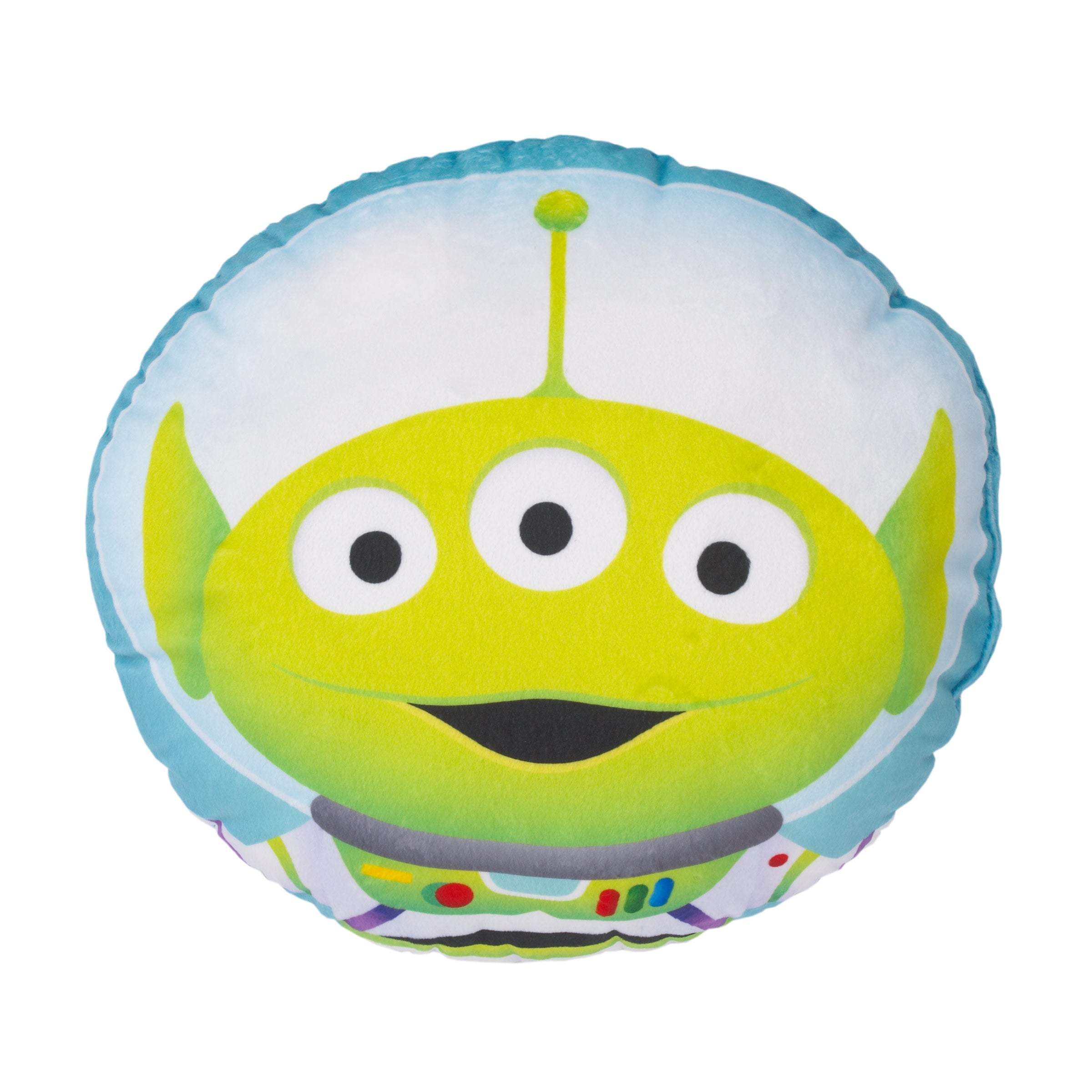 Disney Toy Story 4 Alien Round Decorative Shaped Pillow, Green, Toddler Pillow