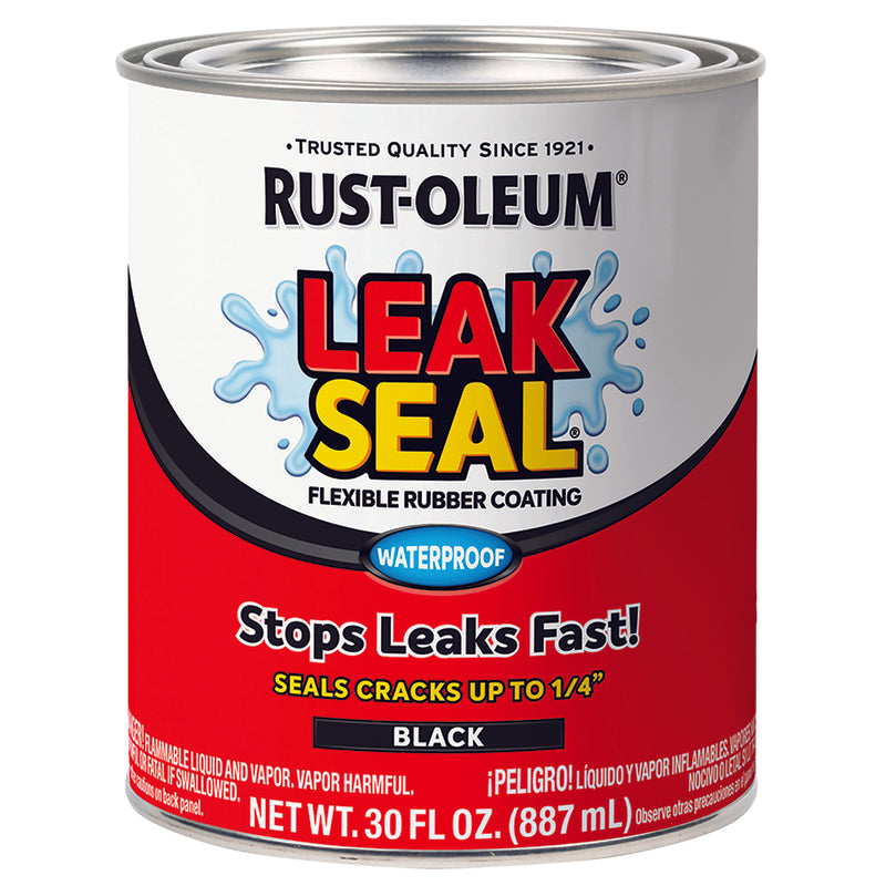 LEAKSEAL RUBBER 1QT BLK