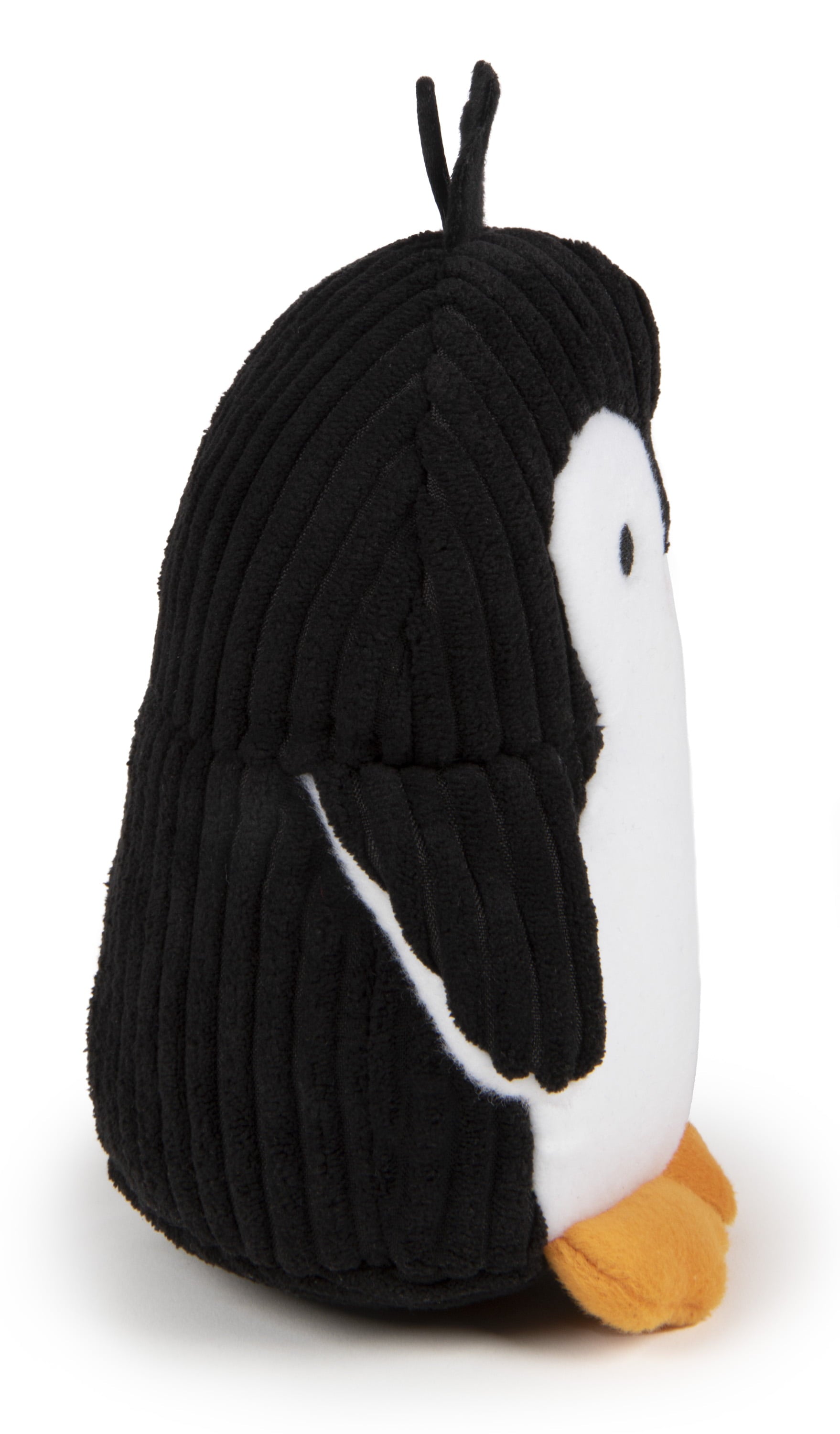 TrustyPup Penguin Ultrasonic Silent Squeaker Dog Toy， Soft Chew Resistant Plush， Medium