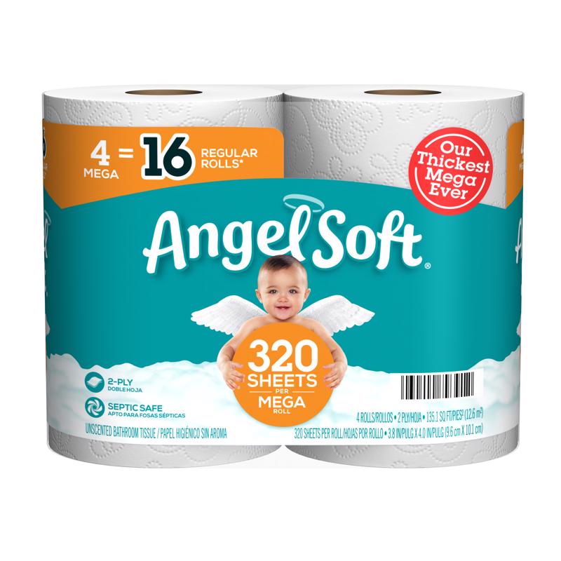 ANGL SFT TOILET PAPER 4R